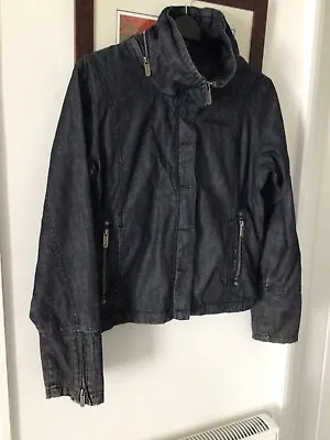 Buy Bench Denim Look Dark Grey Cotton Jacket Size XL  • 15£