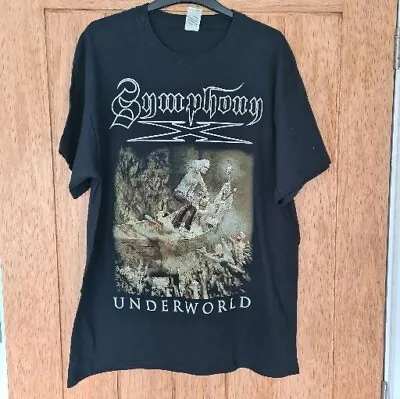 Buy Symphony X - Underworld Ship Black T-Shirt LARGE - 2019 European Tour OFFICIAL  • 10.99£