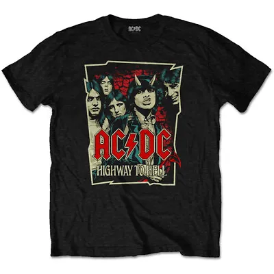 Buy AC/DC Highway To Hell Sketch Black T-Shirt OFFICIAL • 15.19£