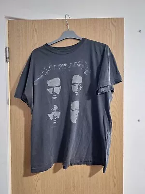 Buy Vintage 1991 Metallica Black Album Eupoean Tour Shirt Mens Large • 100£