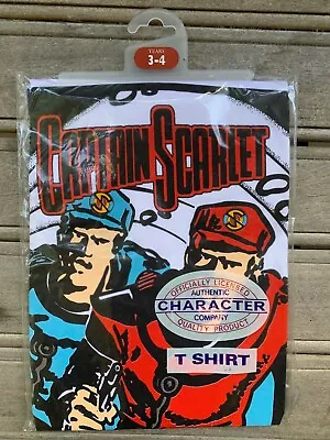 Buy Captain Scarlet ITC T-Shirt 1993 (size 3-4yrs) • 15.75£
