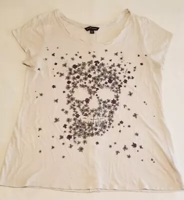 Buy Rock & Republic Skull Of Flowers Graphic Sleeveless Shirt  Womens Sz 0X • 9.16£