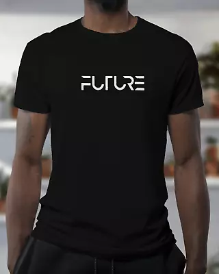Buy Men's FUTURE Top Tee Cyber T-shirts AI Robot Cyberpunk Techwear Novelty Sci Fi • 6.99£