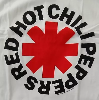 Buy Red Hot Chili Peppers Asterisk Classic Logo T-shirt. White. Medium. New. • 12.85£