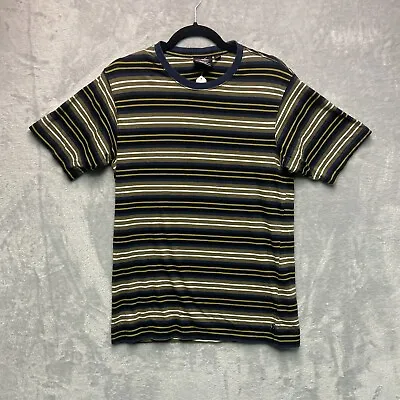 Buy Dickies T Shirt Men’s Medium Black Green Striped Cotton Short Sleeve  • 7.95£