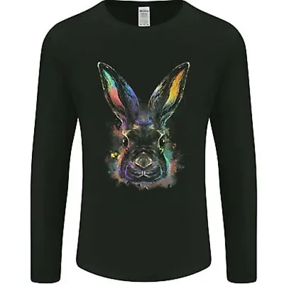 Buy Watercolour Rabbit Bunny Mens Long Sleeve T-Shirt • 12.99£