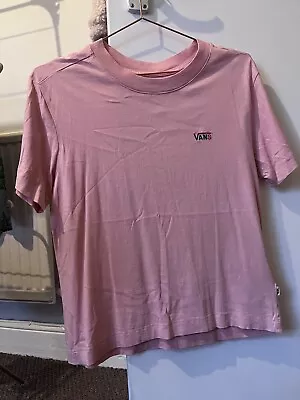 Buy Vans Pink Tshirt • 6£