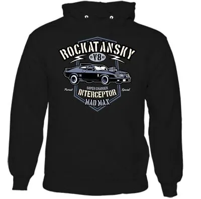 Buy Rockatansky Mens Mad Max Inspired Hoodie Supercharger Interceptor Car Film • 24.49£