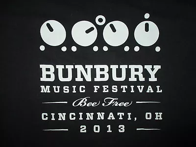 Buy BUNBURY MUSIC FESTIVAL CONCERT T SHIRT Tegan Sara 21 Pilots Black Joe Lewis MED • 41.83£