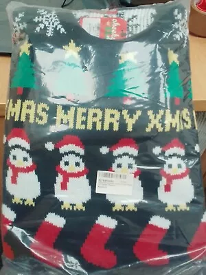 Buy Fairsle Festive Christmas Jumper Xmas Novelty Joke Elf Costume Top Medium  • 19.99£