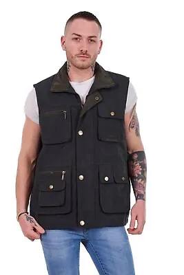 Buy Mens Padded Lined Quilted Sleeveless Bodywarmers Gilets Jackets Size M To 3XL • 17.95£