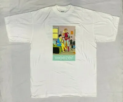 Buy Weezer Tshirt Superheroes  2001 European Tour Tshirt Large  • 189.99£