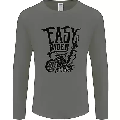 Buy Easy Rider Motorcycle Motorbike Biker Mens Long Sleeve T-Shirt • 11.99£