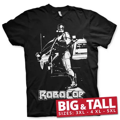 Buy Officially Licensed Robocop Poster BIG & TALL 3XL, 4XL, 5XL Men's T-Shirt • 22.98£