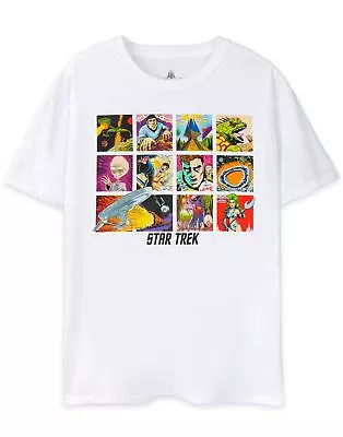 Buy Star Trek White Short Sleeved T-Shirt (Mens) • 16.99£
