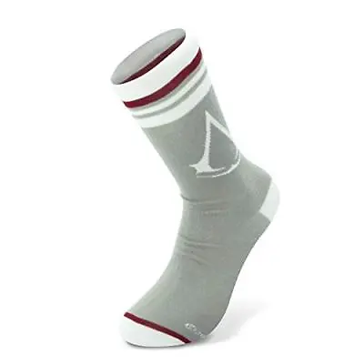 Buy Clothing Assassin`s Creed Crest Socks (Grey/White) /Merchandise Clothing NEW • 16.91£