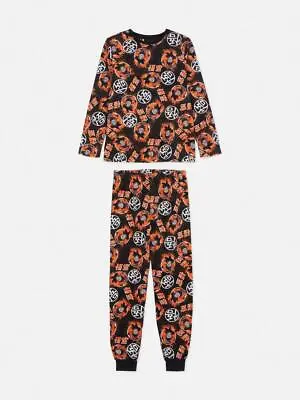 Buy Dragon Ball Z Fleece Pyjamas Pjs Boys Orange Black • 20.95£
