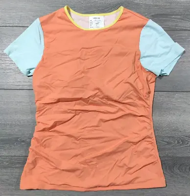 Buy Swim Shirt Womens Size 4 Orange Swim Top Preowned Swimwear Cute Beach Pool Lake • 11.99£