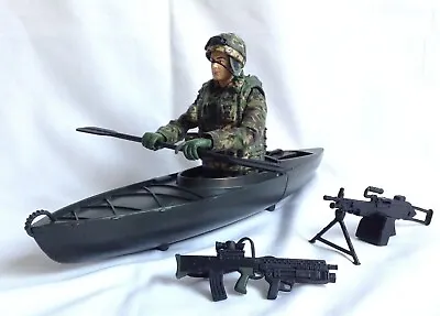 Buy HM Armed Forces - Royal Marines Commando With Stealth Canoe, Paddle & Weapons • 20£