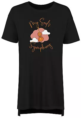 Buy Cello Instrument Nightie Womens My Soul's Symphony Music Ladies Night Shirt Gift • 13.99£