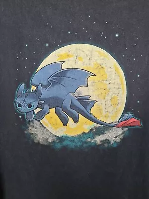 Buy Limited Edition Toothless How To Train Your Dragon T-Shirt XL • 29.99£