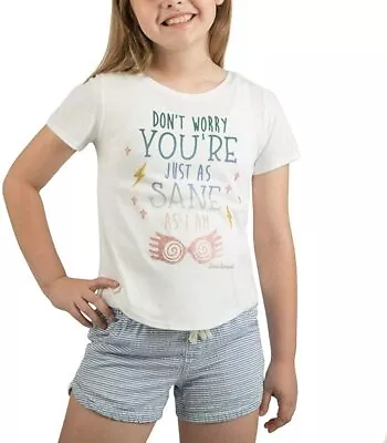 Buy Harry Potter Youth Girls Luna Lovegood Glitter T-Shirt New S, M • 4.73£