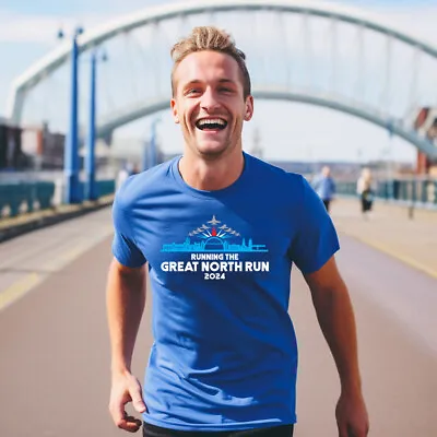 Buy Running GNR 2024 T Shirt Run Half Marathon Dad Uncle Great North Sports Gift Top • 14.99£