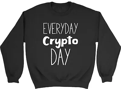 Buy Everyday Crypto Day Kids Childrens Jumper Sweatshirt Boys Girls • 12.99£