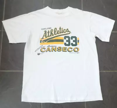 Buy XL Vintage 1988 Oakland Athletics, Jose Canseco, Baseball  T-Shirt Nutmeg • 19.99£