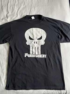 Buy THE PUNISHER Skull With Little Skulls Marvel Frank Castle T-Shirt Black Large • 7.50£