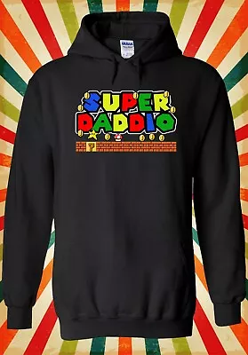 Buy Super Daddio Retro Funny Cool Men Women Unisex Top Hoodie Sweatshirt 2712 • 19.95£