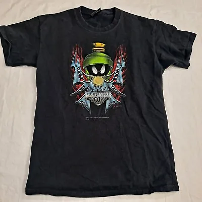 Buy Looney Tunes Harley Davidson Marvin The Martian Taz Bugs Bunny Youth T Shirt • 19.69£