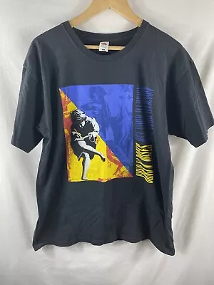 Buy Guns N Roses Use Your Illusion T Shirt XXL Size 2XL Licensed Black GNR • 14.95£