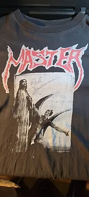 Buy Master T-Shirt Paul Speckmann Handsigniert Morbid Angel Death Slayer Motörhead  • 97.64£
