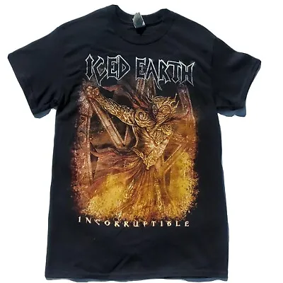 Buy Iced Earth  Incorruptible  Epic Metal Band Tee Black  T-shirt US Mens Small • 20.66£