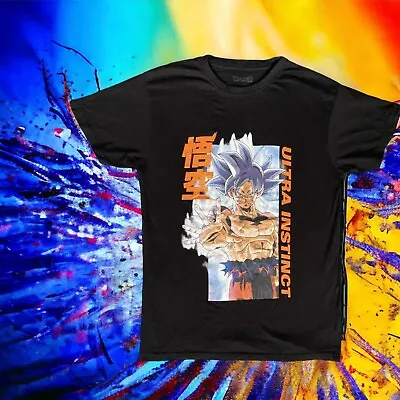 Buy Goku Ultra Instinct Dragon Ball Z T-Shirt Mens Small Black  Anime  • 7.99£
