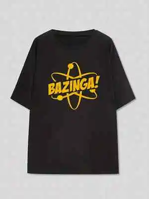 Buy Theory Bazinga! Atom Geek T-shirt Mens Short Sleeve Cotton Regular Mans Tshirt • 9.29£