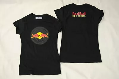 Buy Red Bull Records Logo Black Ladies Skinny T Shirt New Official Beartooth Itch • 5.99£