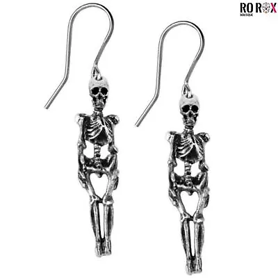 Buy Alchemy England Skeleton Earrings Alternative Jewellery Droppers Quirky Gothic • 12.50£