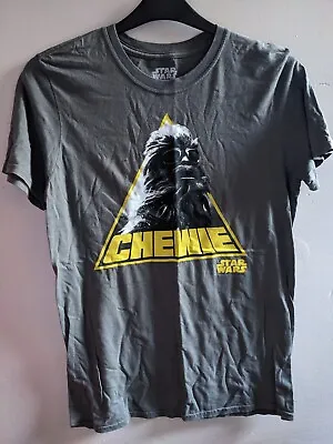 Buy Chewbacca In Goggles Star Wars Grey T-shirt Size Medium • 3.99£
