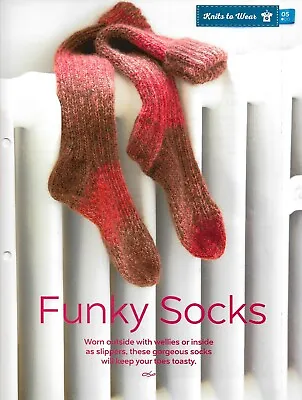 Buy Funky Socks - PHYSICAL Knitting Pattern • 2.39£
