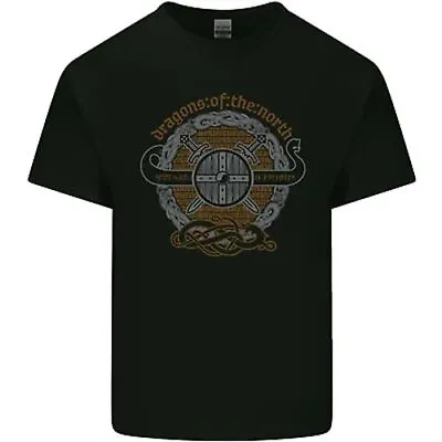 Buy Dragons North Viking Valhalla Thor Odin Mens Cotton T-Shirt Tee Top • 10.99£