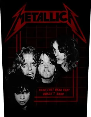 Buy Metallica Bang That Head Jacket Back Patch Official Metal Band Merch  • 12.63£