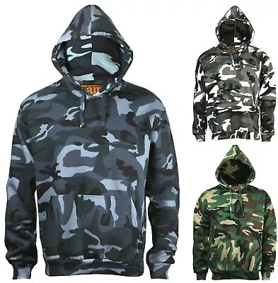 Buy Camouflage Hooded Fleece Top Hoodie  • 16.95£