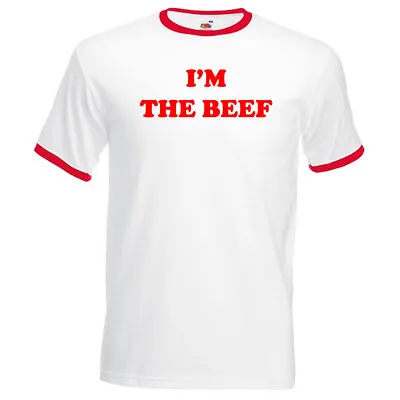 Buy I'm The Beef Impractical Jokers Fan Shirt Joker Punishment Scoopski White/Red • 14.99£