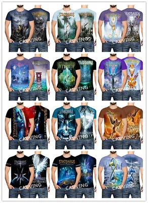 Buy Stratovarius Band 3D Print Fashion Casual Short Sleeves T-shirts For Women/men • 14.39£