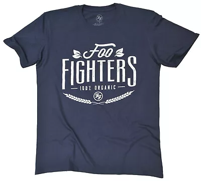 Buy Foo Fighters T Shirt 100% Organic Official Dave Grohl Rock Band Logo S-2XL New • 14.49£