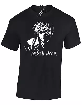 Buy Death Note Mens T-shirt Anime Manga Hentai Shinigami Ryuk Kira Yagami Japanese • 8.99£
