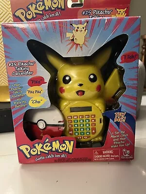 Buy Vintage Pokemon Pikachu Calculator - Rare 90s Merch • 28.99£