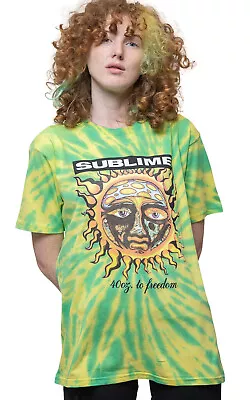 Buy Sublime 40oz To Freedom Dip Dye T Shirt • 17.95£
